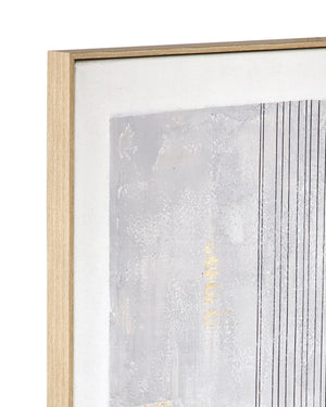 Razi Framed Canvas (Set of 3) - Gray