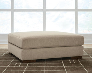 Linenhause - Oversized Accent Ottoman - Dune