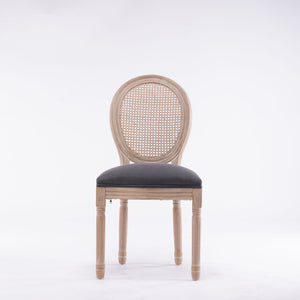 French Country Dining Chairs & Round Back (Set of 2)