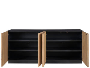 Modern - Noir Credenza - Light Brown
