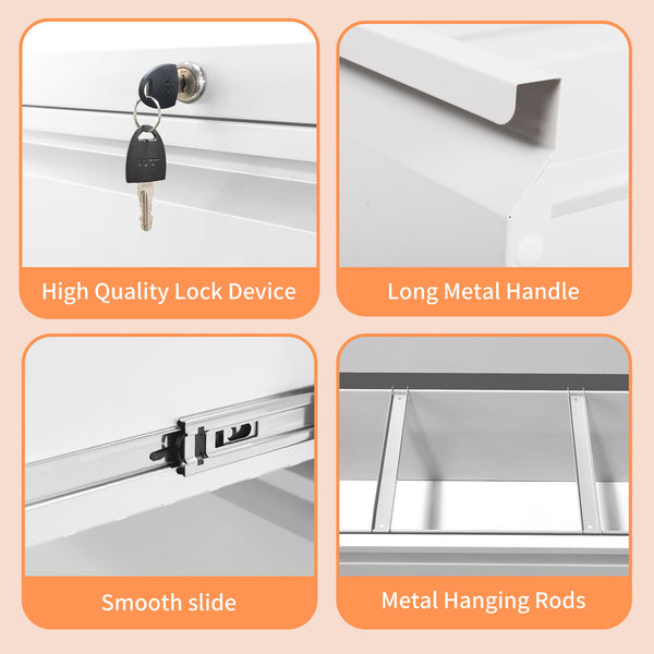 Premium Drawer Metal Lateral File Cabinet With Lock