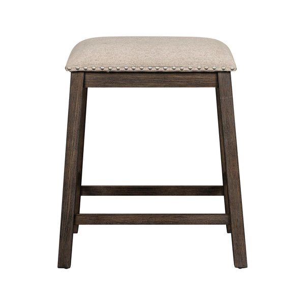 Harrison - Upholstered Console Stool - Espresso