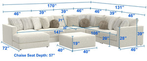 Ritzy - Modular Sofa And Included Cocktail Ottoman