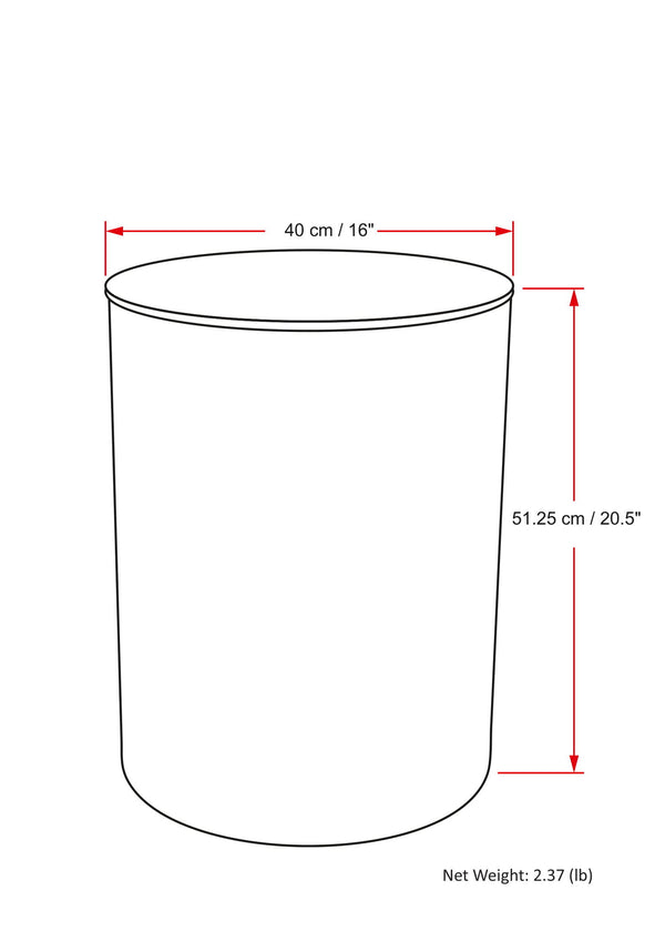 Curtis - Ombre Metal Cylinder Accent Table