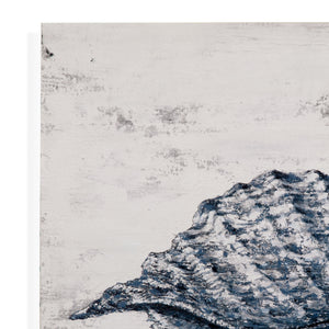Shell I Canvas Art - Blue / Gray