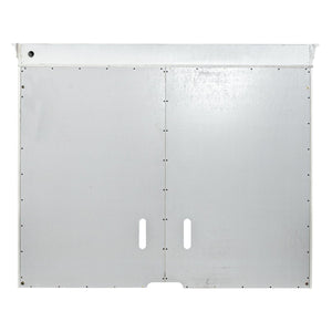 Allyson Park - Entertainment Hutch - Wirebrushed White / Charcoal
