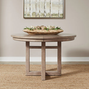 Proximity Place - Pedestal Table - Barley Buff