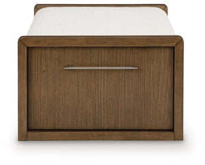 Marxmore - Upholstered Ottoman With Storage - Brown