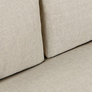 Livia - Teak Outdoor Sofa - Taupe