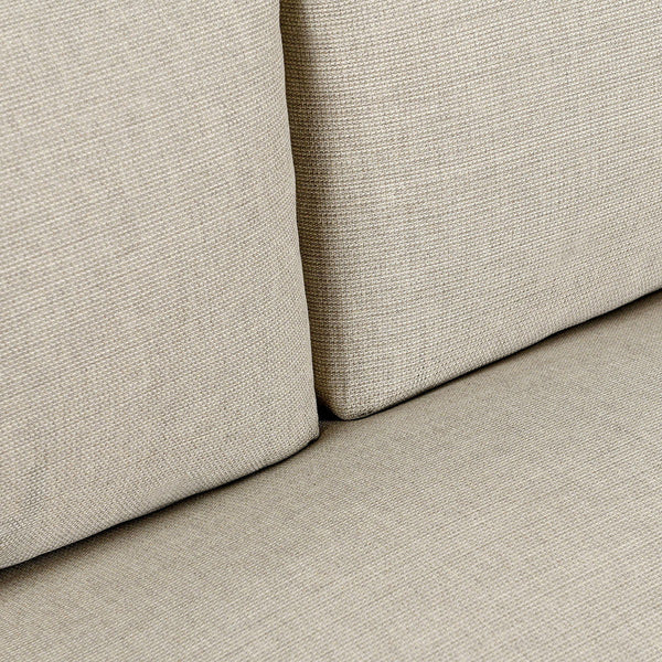Livia - Teak Outdoor Sofa - Taupe