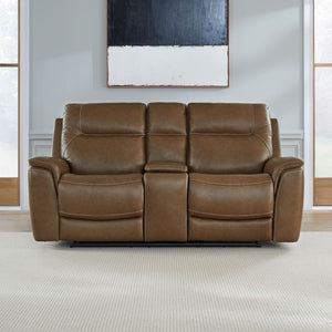 Collins - Loveseat With Console P3 & ZG - York Chestnut