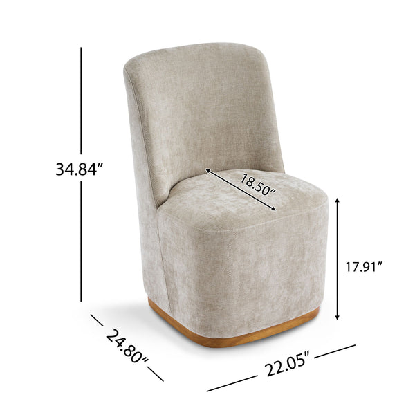 Dining Table Set With 4 Upholstered Dining Chairs