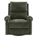 Manual Recliner Massage Chair With Swivel Rocker, 8 Massage Modes, Side Storage Pocket