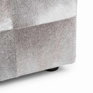 Landyn - Square Ottoman - Sparrow Gray