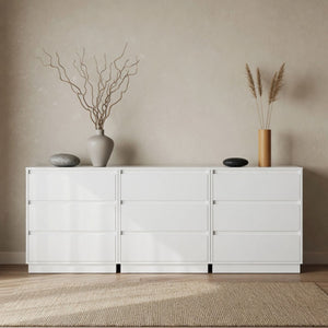 3 Drawer Nightstand, Bedroom Side Table