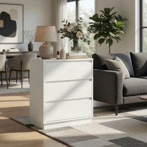 3 Drawer Nightstand, Bedroom Side Table