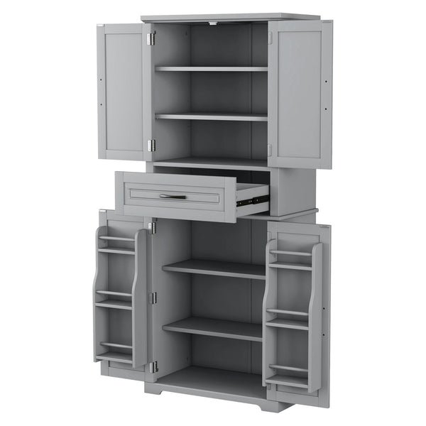 Bathroom Storage Cabinet With Multifunctional Storage Space, Drawer With Slide Rails, Adjustable Shelf