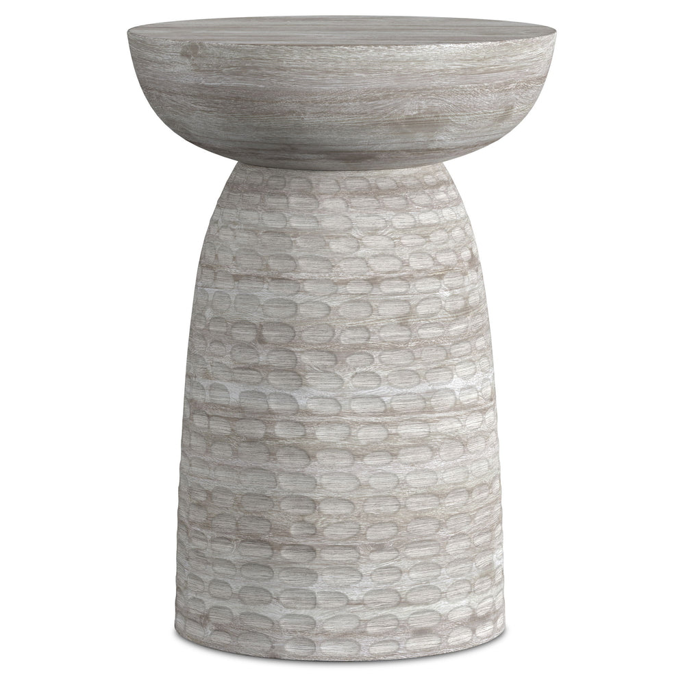 Boyd - Accent Table - White Wash