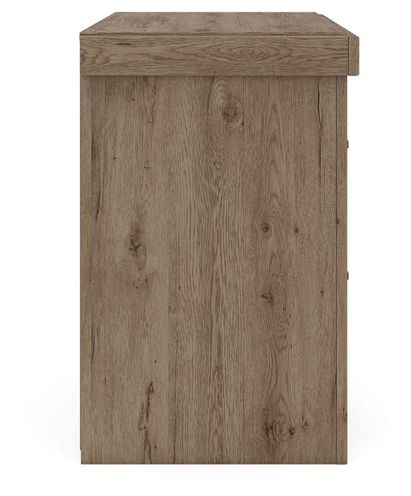 Oliandon - Two Drawer Night Stand - Light Brown