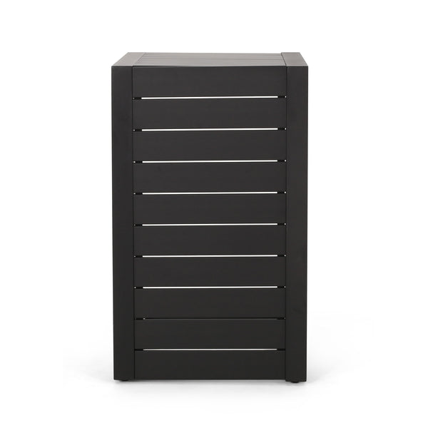 Aluminum Outdoor C - Shaped Side Table For Patio
