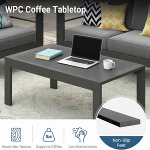 Outdoor Patio Set All-Weather With Thick Cushions