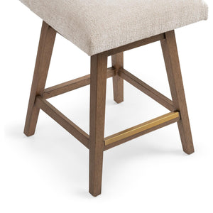 Ava - Swivel Counter Stool - Vanilla Oat