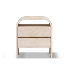 Dune - Side Table - White Washed