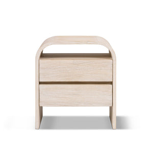 Dune - Side Table - White Washed