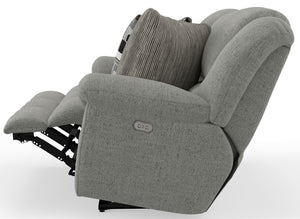 Trifecta - Sofa With 3 Recliners and Drop Down Table