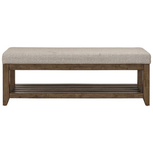 Shaker Lakes - Bed Bench - Brown