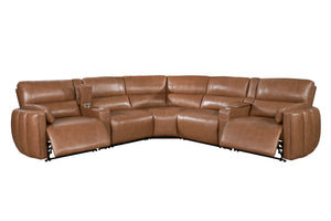 Modesto - Modular Power Reclining Sectional With Power Adjustable Headrests