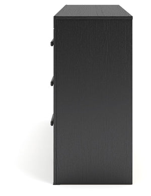 Broachmyn - 3 Pc. - Dresser And 2 Nightstands - Black / Gray