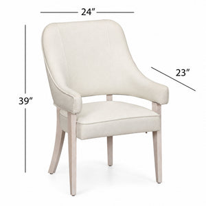 Lena - Dining Chair - Washed White Oak