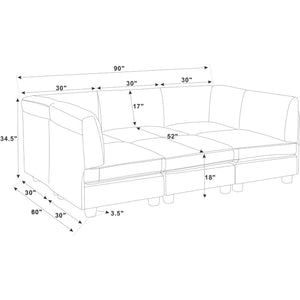 Upholstered Modular Sectional