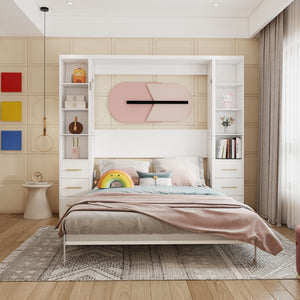 Multifunctional Vertical Murphy Wall Bed