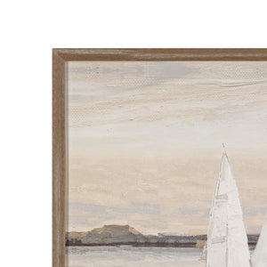 Twilight - Glide Framed Print - Beige