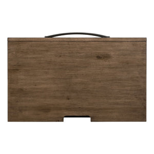 Shaker Lakes - Nightstand With Charging Station - Harvest Brown
