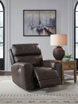 Crossplex - Power Recliner / Adjustable Headrest - Smoke