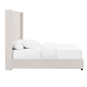 Hampton - Upholstered Platform Bed With Tall Headboard