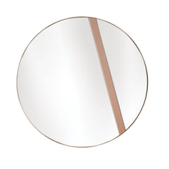 Nick - Wall Mirror - Brushed Brass