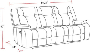 Blake - Reclining Sofa - Desert Taupe