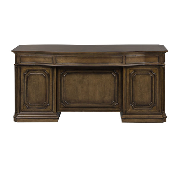 Amelia - 5 Piece Home Office Jr Executive Set - Antique Toffee