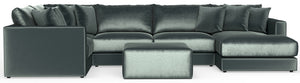 Remington - Modular Sofa And Cocktail Ottoman - Pine