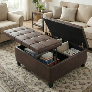 Harrison - Large Coffee Table Storage Ottoman