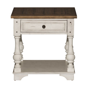 Morgan Creek - 3 Piece Living Room Set - Antique White / Wirebrushed Tobacco Accents