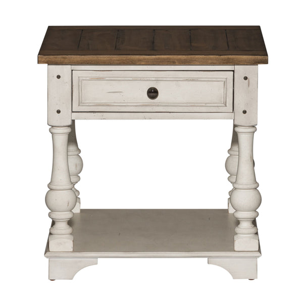 Morgan Creek - 3 Piece Living Room Set - Antique White / Wirebrushed Tobacco Accents