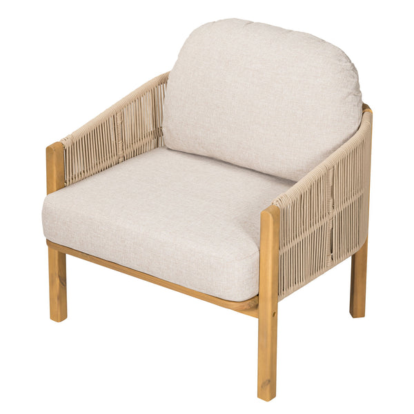 Grotta - Outdoor Wood Club Chair (Set of 2)