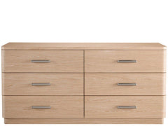 Modern - Six Drawer Dresser - Light Brown