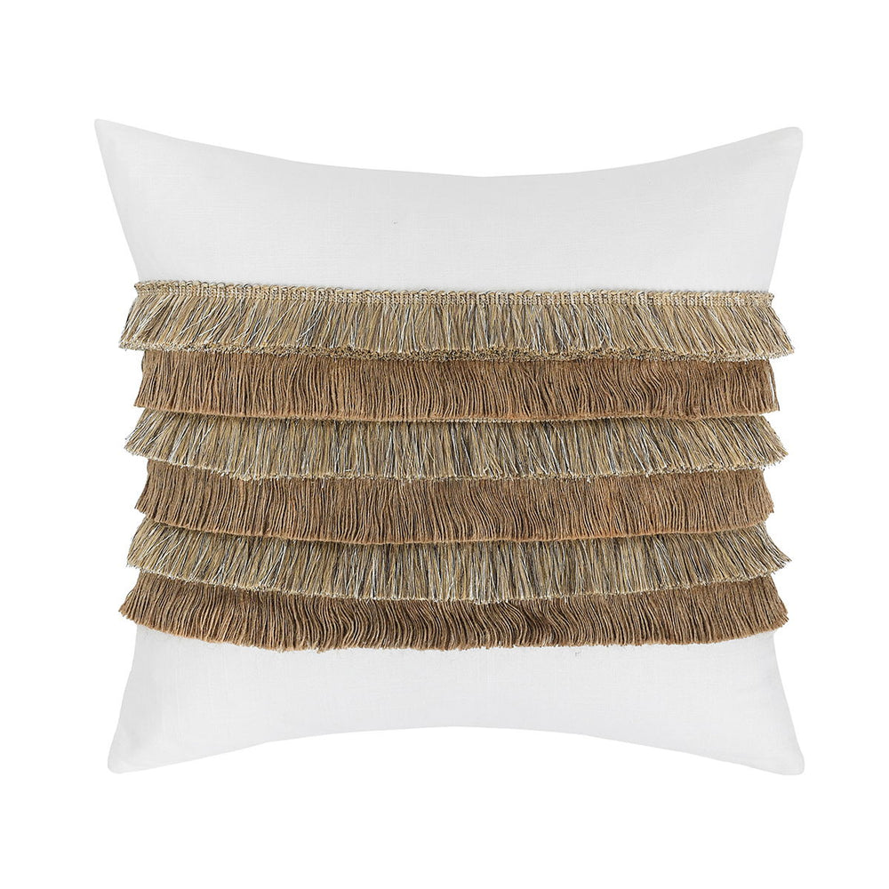 Safi - 22" x 22" Pillow - Ivory / Natural
