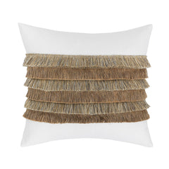 Safi - 22" x 22" Pillow - Ivory / Natural